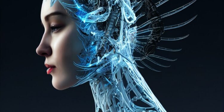 beautiful woman human robot artificial intelligence