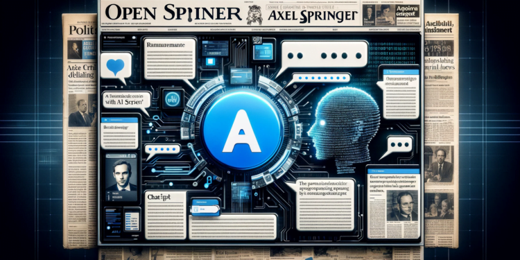 OpenAI y Axel Springer Establecen un Acuerdo Pionero para Integrar Noticias en ChatGPT